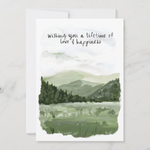 Cartão De Festividades "Cartão de Saudação de Vida do Amor e da Felicidad