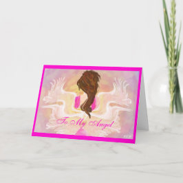 Cartão De Festividades "Cartão do dia dos namorados ao meu anjo"