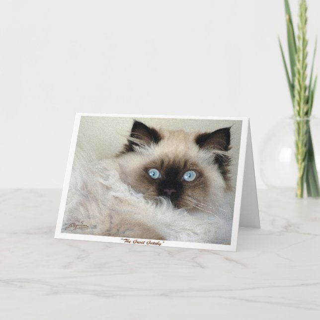 Cartão De Festividades "Cartão do EXCELENTE o GATSBY" (Frente)