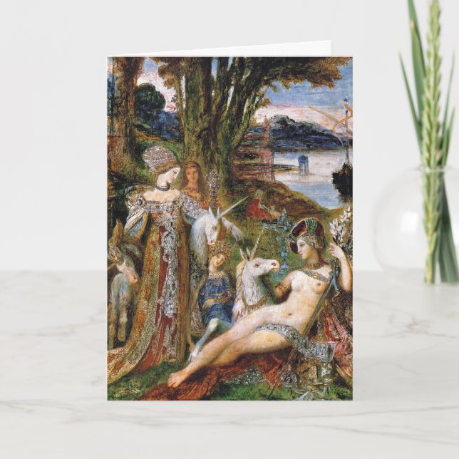 Cartão De Festividades Cartão: Os unicórnios (Frente)