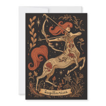 Cartão-postal - Sagittarius Celestial Arte Bodíaca