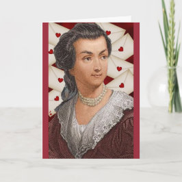 Cartão De Festividades Cartas de amor de Abigail Adams