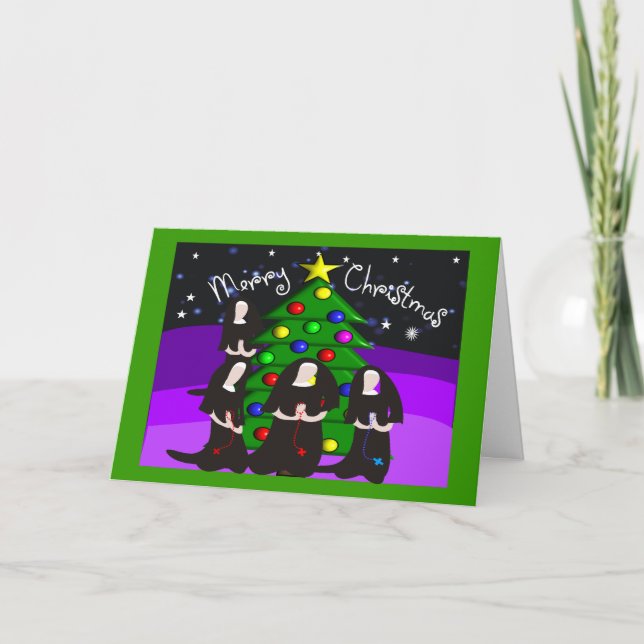 Cartão De Festividades Cartas de Natal e presentes (Frente)