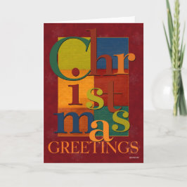 Cartão De Festividades Cartas de Natal embrulhadas