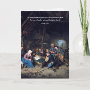 Cartão De Festividades Cartas de Natal Religiosas   Pastores