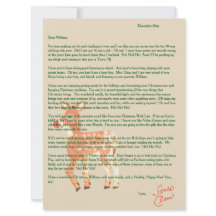 Cartas de Papais noeis de Rena Azul