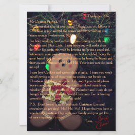 Cartão De Festividades Cartas do Homem de Biscoito de Natal
