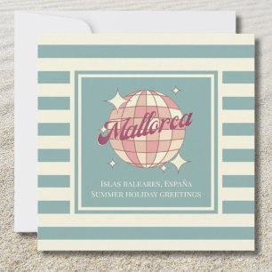 Cartão De Festividades Cartaz baleário da Espanha Mallorca Majorca Magalu