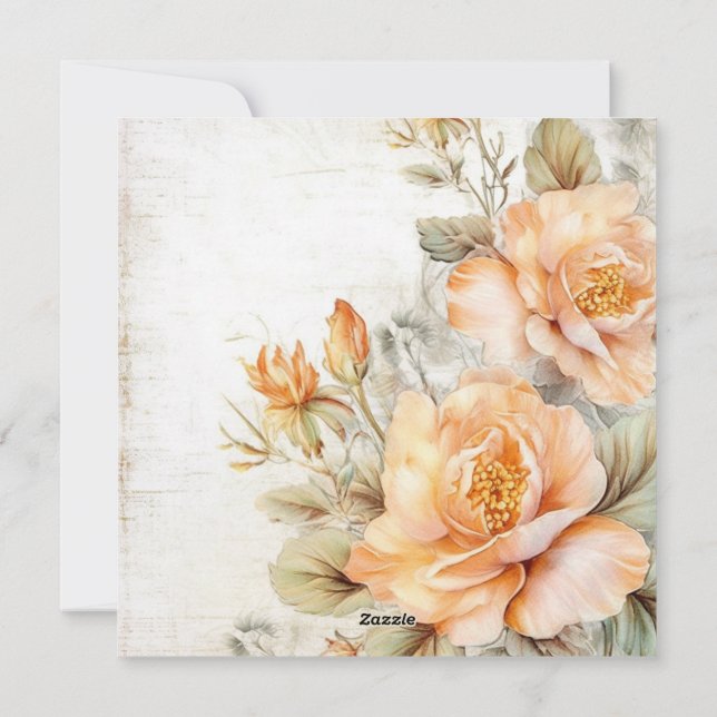 Cartão De Festividades Cartaz de senhorita (Verso)