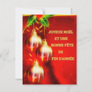 Cartão De Festividades Carte de Noël