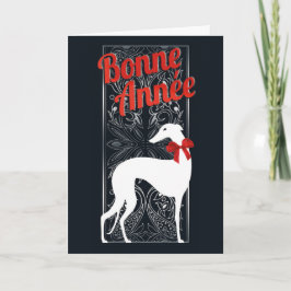 Cartão De Festividades Carte de voeux Lévriers