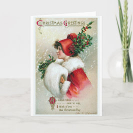 Cartão De Festividades "Cartões de natal" Vintage