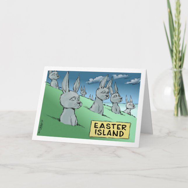 Cartão De Festividades Cartoon Bon Voyage no seu cruzeiro. (Frente)