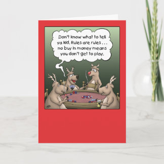 Cartão De Festividades Cartoon Christmas Card (Cartão de Natal de Cartoon