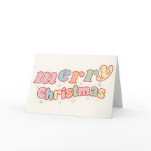 Cartoon Retro Crianças Feliz Natal