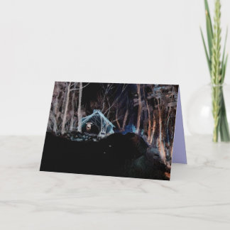 Cartão De Festividades casa de campo