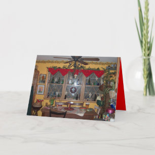 Cartão De Festividades Casa de Natal