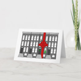 Cartão De Festividades Casa nova para os feriados