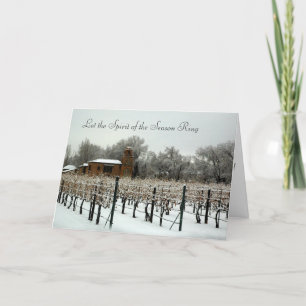 Cartão De Festividades Casa Rodena Winery in Winter