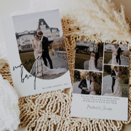 Cartão De Festividades Casados + Arco de Caligrafia de Letra em Rascunho 