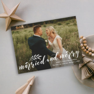 Cartão De Festividades Casados e Alegres Roteiro de Fotografia de Casamen
