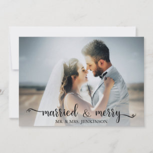 Cartão De Festividades Casados e Felizes