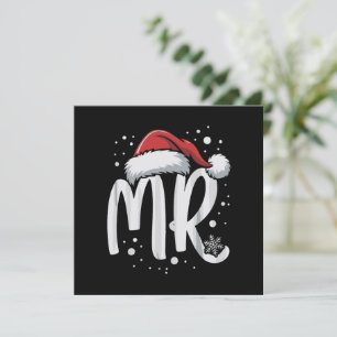 Cartão De Festividades Casais Combinados Sr Sra Casamento Natal Feio Sant