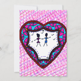 Cartão De Festividades Casal dançante