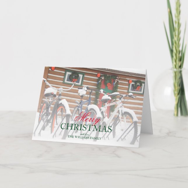 Cartão De Festividades Casal do alojamento próximo envolvido coberto de (Frente)