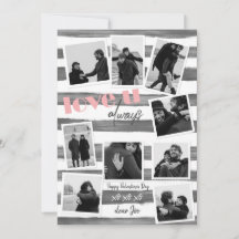 Casal personalizado 9 cinzas Fotografias "ama semp