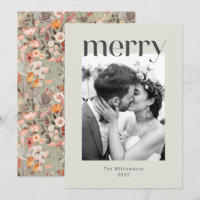 Casamento de Foto Floral Boho Taupe Sálvia Rústica