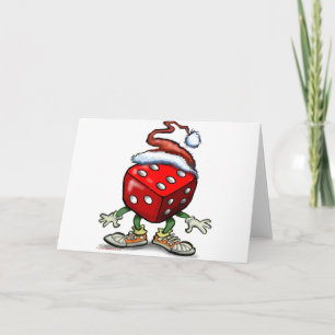 Cartão De Festividades Casino Christmas