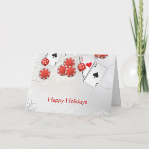 Cartão De Festividades Casino Holiday