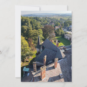 Cartão De Festividades Castelo Abandonado