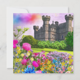 Cartão De Festividades Castle Garden