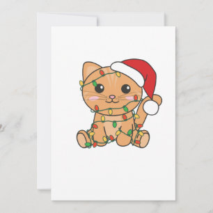 Cartão De Festividades Cat Christmas Winter Animals Cats