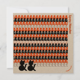 Cartão De Festividades "Catcetera: Spay/Neuter" Salve as Aves