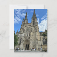 Catedral de Bordéus (Santo-André de Bordéus) numa