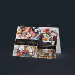 Cartão De Festividades Catering business Photo Collage Happy Holidays Hol<br><div class="desc">Apresentando nosso cartão dobrado "Catering Business Photo Collage Happy Holidays" - uma maneira deliciosa de combinar sua paixão por comidas com cartões de natal festivos. Esta versátil modelo de cartões de Natal permite-lhe fundir sem problemas a sua arte culinária com mensagens sentidas, fazer-a a escolha ideal para espalhar alegria de...</div>