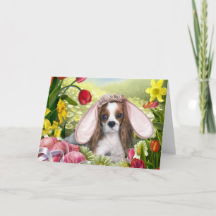 Cartão De Festividades Cavalier King Charles Easter Cards