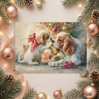 Cavalier King Charles Spaniel Cães Natal