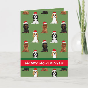 Cartão De Festividades Cavalier King Charles Spaniel Holiday Card