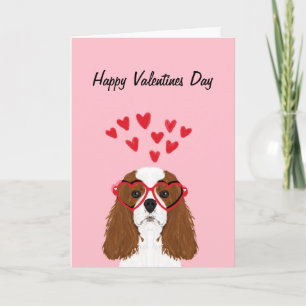 Cartão De Festividades Cavalier King Charles Spaniel Valentines Love Card