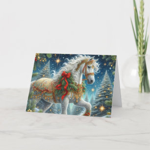 Cartão De Festividades Cavalo Árabe Lindo