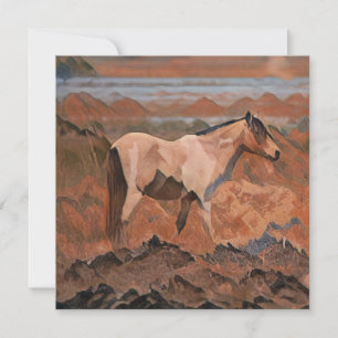 Cartão De Festividades cavalo associado