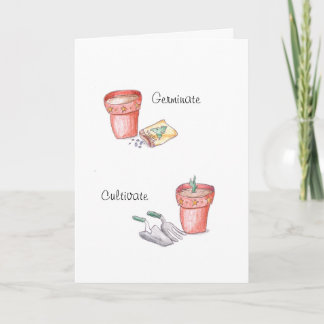 Cartão De Festividades Celebração do jardim