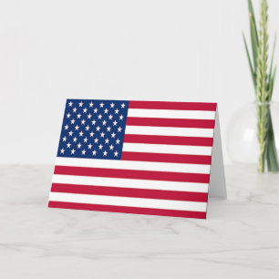 Cartão De Festividades Celebrar bandeira americana