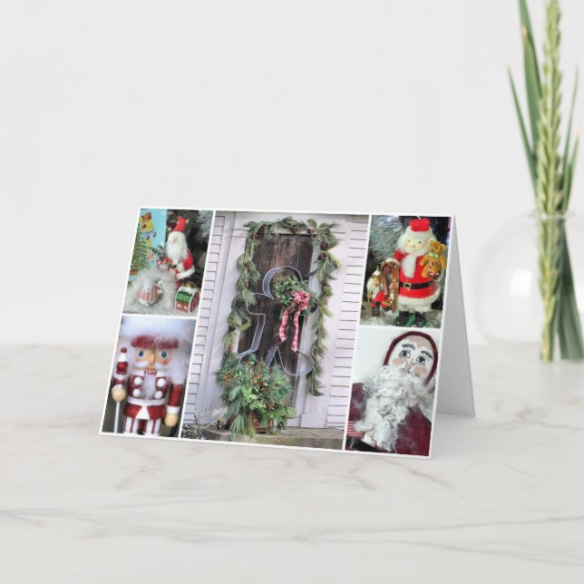 Cartão De Festividades Celebrar Natal (Frente)