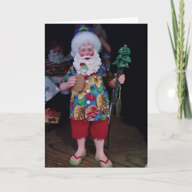 CARTÃO DE FESTIVIDADES CELEBRAR PAPAIS NOEIS DE PRAIA (Frente)