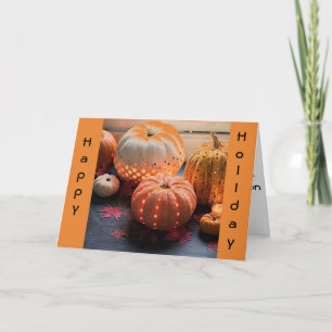 CARTÃO DE FESTIVIDADES CELEBRE ESTA *ESTAÇÃO DE OUTONO* - SEMPRE UM MOTIV